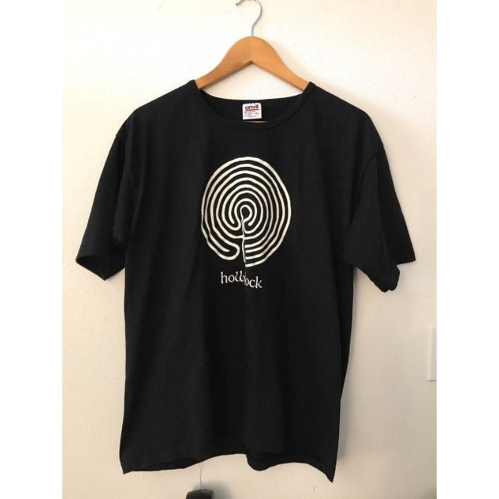 Vintage Tshirt Anvil Hollyhock 90’s black x-large